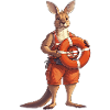 Lifeguard Kangaroo on Duty