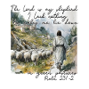 Psalm 23 Shepherd Illustration