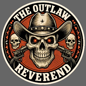 The Outlaw Reverend Skull Face Cowboy