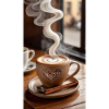 Heart Latte Steam Art