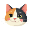 cute cat face