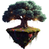 Enchanted Floating Tree