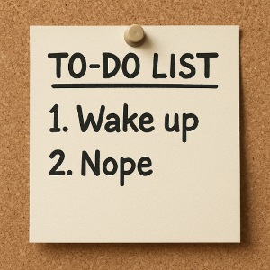 Humorous To Do List