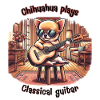 Mini Maestro Chihuahua Guitarist
