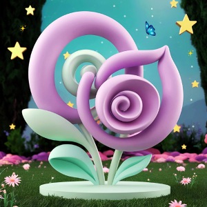 Lila Bloom | Double Floral Eco-Inspired Art