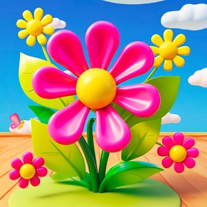 Pink Floral Peace | Sky & Nature Design