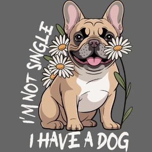 Cute French Bulldog Illustration - White Design