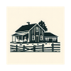 Rustic House Silhouette T-Shirt