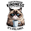 Grumpy Cat with Coffee