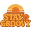Retro Sunset Stay Groovy Graphic