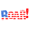 Patriotic USA Flag Illustration