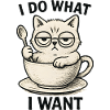 Grumpy Teacup Cat
