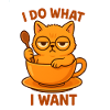 Grumpy Teacup Cat