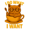 Grumpy Teacup Cat