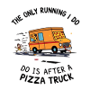 Pizza Truck Running Joke Design