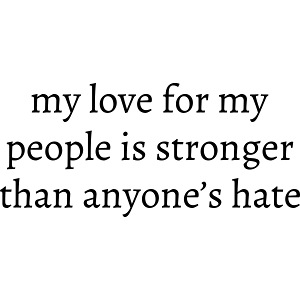 my love for my people