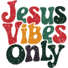 Festive Jesus Vibes Only Design