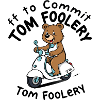 Cute Bear Riding Scooter Illustration