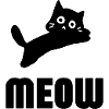 Whimsical Cat Face Illustration