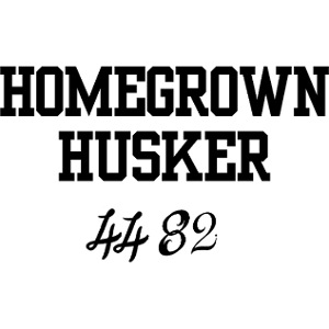 Homegrown Husker - Luke 44 & Eric 82 (Black)
