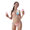 Pastel Ice Cream Cone Illustration