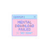 Pastel Glitch Error Window