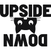 Upside Down cat Face Graphic