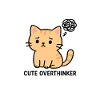 Cute Overthinker Cat