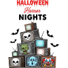 Stacked TV Monsters Halloween