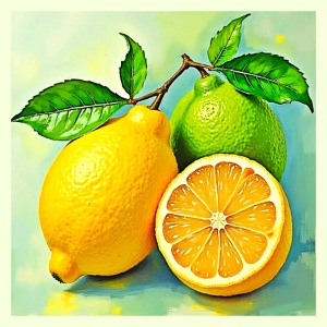 Zesty Citrus Burst of Sunshine Design