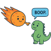 Meteor Buddy and Dino Boop