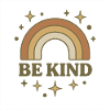 Be Kind Retro Rainbow