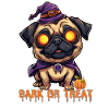 Pug Halloween Bark or Treat