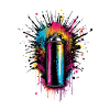 Vivid Spray Graffiti Burst