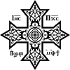 Coptic Cross Black Icon