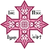Coptic Cross Purple Icon