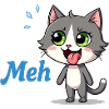 Meh – Funny Cat Meme