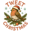 Tweet Christmas Cute Bird Holiday
