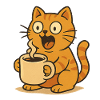Coffee Cat Surprise