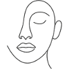 Minimal Line Portrait