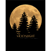 Moonlit Pines Silhouette