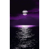 Moonlit Purple Ocean