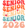Senior Class 2026 Floral Rainbow