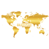 Golden Peace World Map