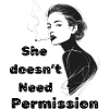 Noir Silhouette Smoking