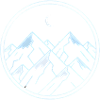 Moonlit Ice Alpine Peak