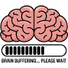 Brain Buffering Loading Graphic