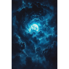 Blue Moonstorm Night Sky