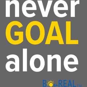Never GOAL Alone - Black/Navy