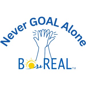 Never GOAL Alone - Grey/Lt Blue